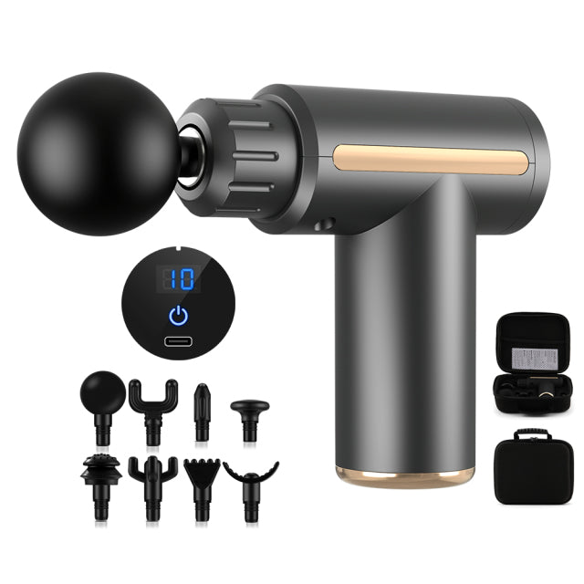 Health Manager Massage Gun Massager Muscle Relax Body Relaxation Electric Massager High Frequency Deep Tissue Percussion Muscle