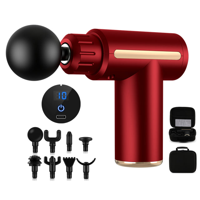 Health Manager Massage Gun Massager Muscle Relax Body Relaxation Electric Massager High Frequency Deep Tissue Percussion Muscle