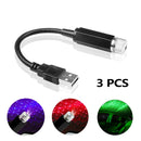 Mini LED Car Roof Star Night Light Projector Atmosphere Galaxy Lamp USB Decorative Lamp Adjustable Car Interior Decor Light
