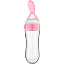 TYRU.HU Toddler Baby Silicone Rice Cereal Bottle Squeeze Spoon Feeder Feeding Accessories Utensils For Newborn Cutlery Bottle