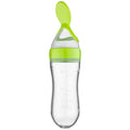 TYRU.HU Toddler Baby Silicone Rice Cereal Bottle Squeeze Spoon Feeder Feeding Accessories Utensils For Newborn Cutlery Bottle