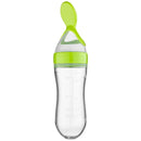 TYRU.HU Toddler Baby Silicone Rice Cereal Bottle Squeeze Spoon Feeder Feeding Accessories Utensils For Newborn Cutlery Bottle