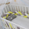 1M/2M/3M/4M Baby Bumper Crib Cot Protector Infant Bebe Bedding Set for Baby Boy Girl Braid Knot Pillow Cushion Room Decor