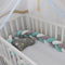 1M/2M/3M/4M Baby Bumper Crib Cot Protector Infant Bebe Bedding Set for Baby Boy Girl Braid Knot Pillow Cushion Room Decor