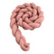 1M/2M/3M/4M Baby Bumper Crib Cot Protector Infant Bebe Bedding Set for Baby Boy Girl Braid Knot Pillow Cushion Room Decor