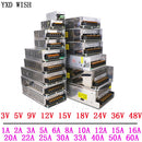 3V 5V 9V 12V 15V 18V 24V 36V Power Supply 1A 2A 3A 5A 6A 8A 10A 20A 50A Switching Power Supply 12 V Volt 220V to 12V AC-DC SMPS