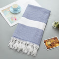 Turkish Beach Towel Sports Sauna Tassel Shawls for Women Outdoor Sunscreen Pahom Manta for Female