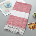 Turkish Beach Towel Sports Sauna Tassel Shawls for Women Outdoor Sunscreen Pahom Manta for Female