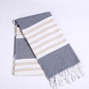 Turkish Beach Towel Sports Sauna Tassel Shawls for Women Outdoor Sunscreen Pahom Manta for Female