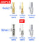 100Pcs/lot 2.8/4.8/6.3mm Female and male Crimp Terminal Connector Gold Brass/Silver Car Speaker Electric Wire Connectors Set
