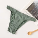 Women's Thong Cotton Panties Sexy Panties G-String Female Underpants Seamless Underwear Ladies Briefs Sexy Lingerie Solid Pantys