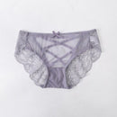 Lace Panties Women Sexy Transparents Underwear Hollow Out Woman Lingerie Low Waist M-3XL Large Size Lady Soft Underpantes