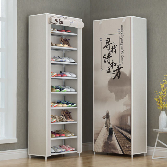 Multilayer Shoe Cabinet Dustproof Shoes Storage Closet Hallway Space-saving Shoerack Organizer Holder Home Furniture Shoe Rack