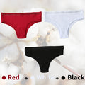 3PCS/Set G-string Panties Cotton Sexy Panties UnderpantsThong Solid Color Women's Underwear Pantys Intimates Lingerie Briefs
