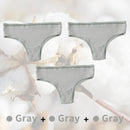 3PCS/Set G-string Panties Cotton Sexy Panties UnderpantsThong Solid Color Women's Underwear Pantys Intimates Lingerie Briefs