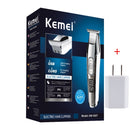 Kemei Professional Hair Clipper for Men LCD Digital Electric Trimmer Haircut Shaving Machine Cutting Barber Clippers Blade Razor