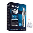 Kemei Professional Hair Clipper for Men LCD Digital Electric Trimmer Haircut Shaving Machine Cutting Barber Clippers Blade Razor