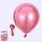 50/30/20pcs Rose Gold Metal Balloons Chrome Metallic ballon Birthday deco Wedding Decoration Anniversary balao metalizado 10inch