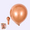 50/30/20pcs Rose Gold Metal Balloons Chrome Metallic ballon Birthday deco Wedding Decoration Anniversary balao metalizado 10inch