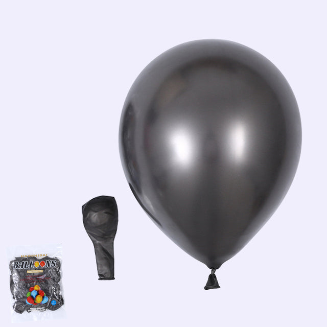 50/30/20pcs Rose Gold Metal Balloons Chrome Metallic ballon Birthday deco Wedding Decoration Anniversary balao metalizado 10inch