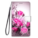 Fashion Flower Phone Case For Xiaomi Redmi Note 4 4X 4A 5 5A 6 6A 7 7A 8 8A 8T Pro 3S GO Flip Leather Stand Book Cover Back Etui