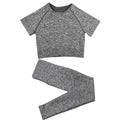 Seamless Women Yoga Set High Waist Yoga Pants Gym Clothing Women Sportswear Sport Shorts Sports Bra T-shirt Workout Sports Set