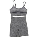 Seamless Women Yoga Set High Waist Yoga Pants Gym Clothing Women Sportswear Sport Shorts Sports Bra T-shirt Workout Sports Set