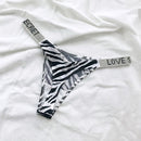 Letter LOVE Secret Rhinestone Panties Women G String Low Rise Underwear Sexy Seamless Fitness Gym Lingerie Thongs Brand Design