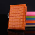 PU Leather Crocodile Pattern Passport Covers Travel Wallet Passports Cover ID Card Holder Unisex Credit Case porte carte