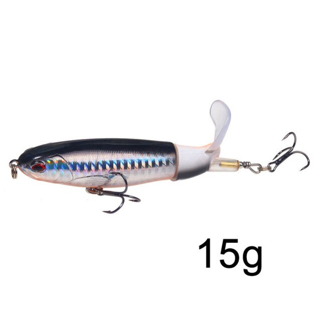 1Pcs Whopper Plopper Fishing Lure 13g/15g/35g Catfish Lures For Fishing Tackle Floating Rotating Tail Artificial Baits Crankbait