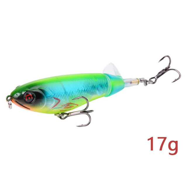 1Pcs Whopper Plopper Fishing Lure 13g/15g/35g Catfish Lures For Fishing Tackle Floating Rotating Tail Artificial Baits Crankbait