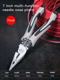 AIRAJ Multifunctional Universal Diagonal Pliers Needle Nose Pliers Hardware Tools Universal Wire Cutters Electrician Wire Pliers
