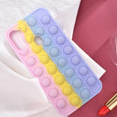 A11 A01 A50S Push Pop Bubble Fidget Toys Soft Case for Samsung A12 A10E A20E A30 A30S A02S A70 A50S Sensory Stress Reliver Coque