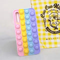A11 A01 A50S Push Pop Bubble Fidget Toys Soft Case for Samsung A12 A10E A20E A30 A30S A02S A70 A50S Sensory Stress Reliver Coque