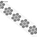 Chzimade 100x3cm Heat-transfer Reflective PET Tape Sticker Vinyl Film Silver Iron On Fabric Reflective Clothes Diy Sewing Crafts