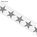 Chzimade 100x3cm Heat-transfer Reflective PET Tape Sticker Vinyl Film Silver Iron On Fabric Reflective Clothes Diy Sewing Crafts