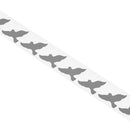 Chzimade 100x3cm Heat-transfer Reflective PET Tape Sticker Vinyl Film Silver Iron On Fabric Reflective Clothes Diy Sewing Crafts