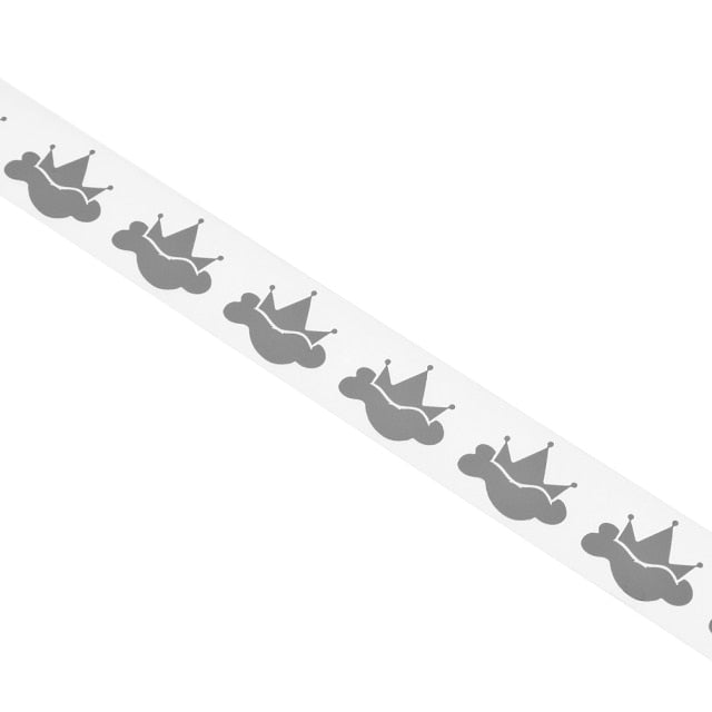 Chzimade 100x3cm Heat-transfer Reflective PET Tape Sticker Vinyl Film Silver Iron On Fabric Reflective Clothes Diy Sewing Crafts