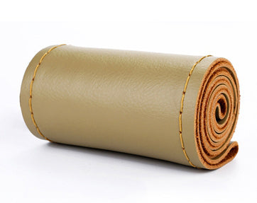 DIY Soft Fiber Leather Steering Wheel Covers Universal braid Car steering-wheel With Needles And Thread Interior accessories