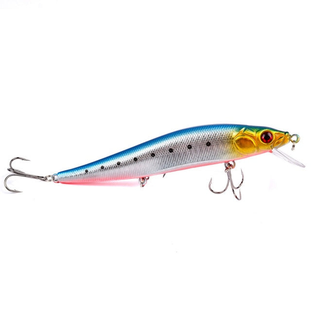 1Pcs Minnow Fishing Lures 14g/23g Crankbait Wobblers Perch 3D Eyes Artificial Hard Bait Pike Carp Bass Floating Swimbait Pesca