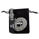 HONEYPUFF Resin& Silicone Hookah Mouthpiece with Stainless Chain boquillas cachimba Shisha Mouthtips narguile Chicha Accessories