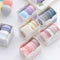 5Rolls/box Solid Color Washi Tape Set Decorative Masking Tape Cute Scrapbooking Adhesive Tape School Stationery Supplies