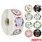 100-500pcs Thank You Round Sticker Scrapbook Envelope Seal Sticker Gift Flower Decoration Stationery Label Sticker
