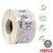 100-500pcs Thank You Round Sticker Scrapbook Envelope Seal Sticker Gift Flower Decoration Stationery Label Sticker