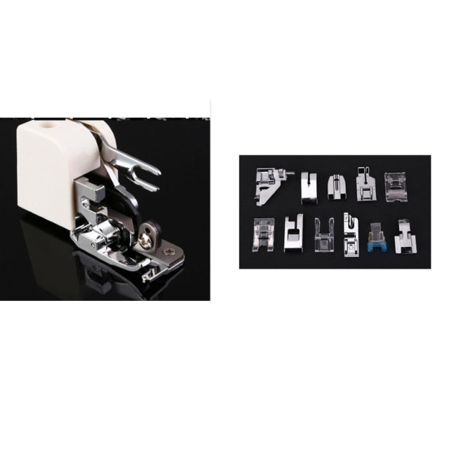 INNE CY-10 Household Sewing Machine Parts Side Cutter Overlock Presser Foot Press Feet For All Low Shank