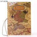 Creative New World Map Passport Cover Wallet Bag ID Address Holder Portable PU Leather Boarding Wallet Case Travel Accessories