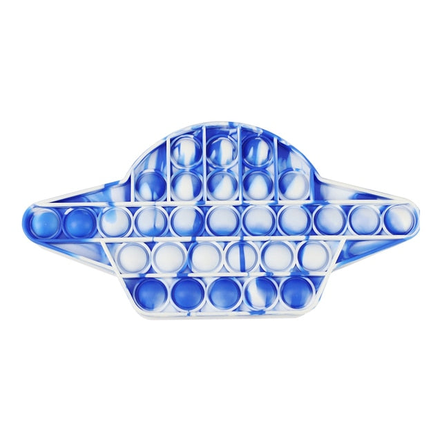 Push  Bubble Fidget Sensory Toy Antistress Push Bubble  Fidget Toy Brain Train Stress Relief for Autism Squeeze Toys