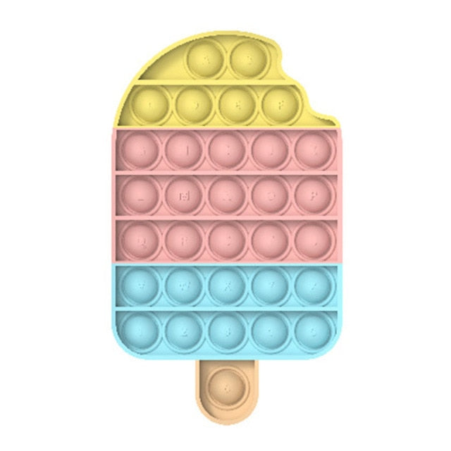 Push  Bubble Fidget Sensory Toy Antistress Push Bubble  Fidget Toy Brain Train Stress Relief for Autism Squeeze Toys