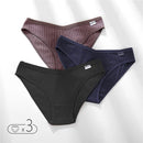 FINETOO Women's Panties Women's Cotton Briefs Female Underpants V Waist Brief Underwear Plus Size Pantys Lingerie M-4XL 3PCS/Set