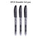 0.5mm Erasable Pen Set  Blue Black Ink Gel Pen Erasable Refill Rod Washable Handle School&Office Writing Stationery Gel Ink Pen